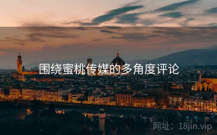 围绕蜜桃传媒的多角度评论  第2张